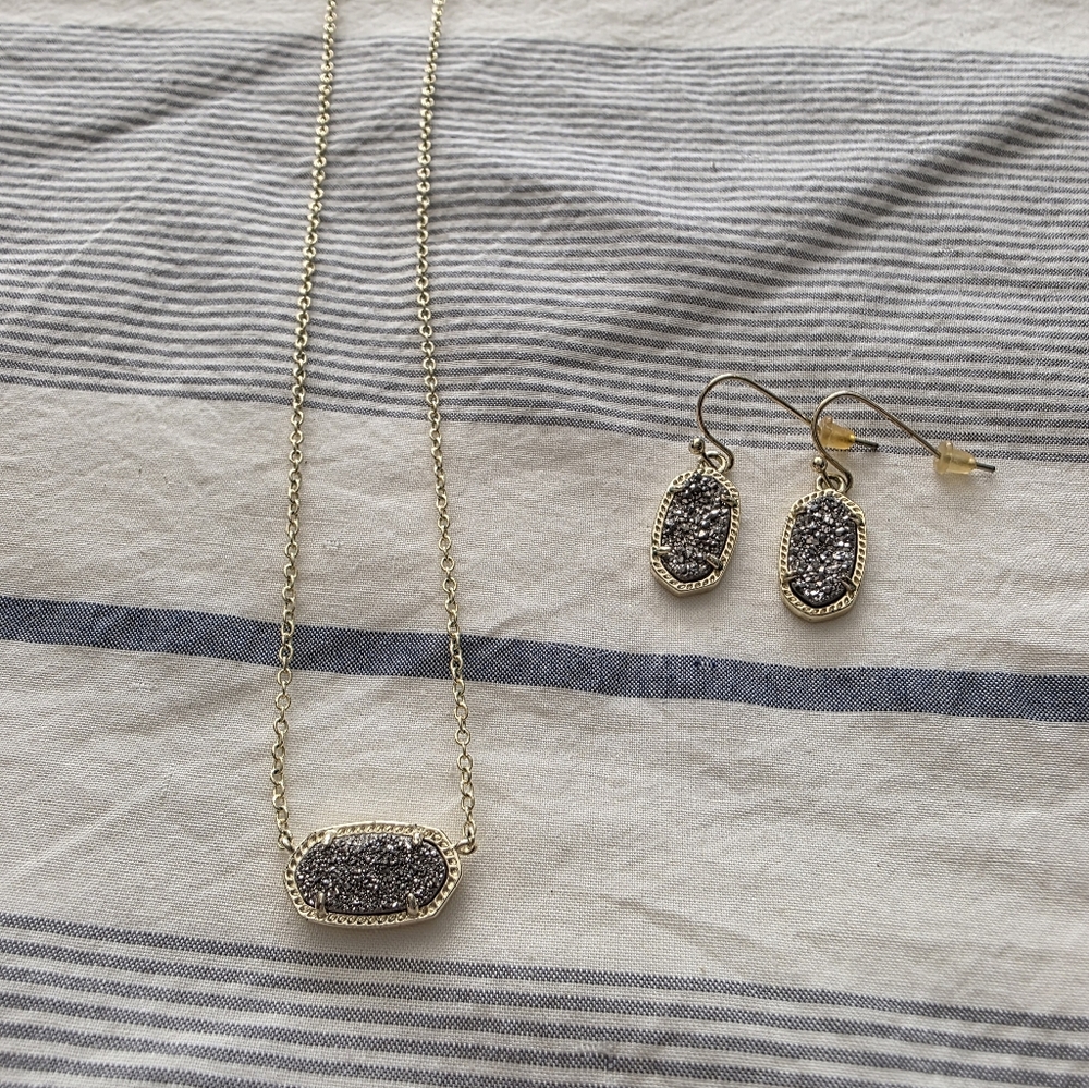Kendra Scott Necklace and Earrings